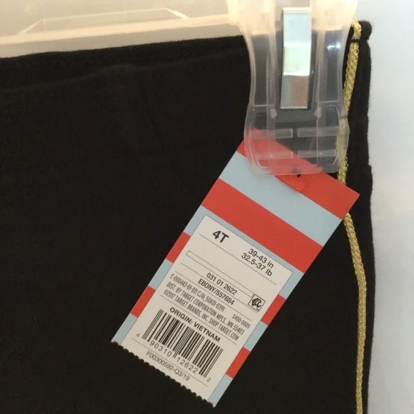 - Cat & Jack girls Jeggings pants 4T. New ebony - Picture 12 of 13